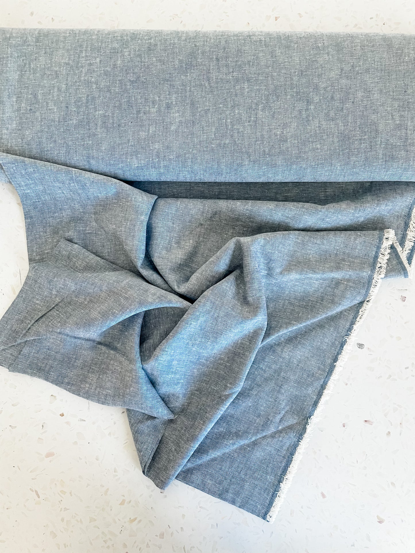 Brussels Washer Linen Blend – Chambray