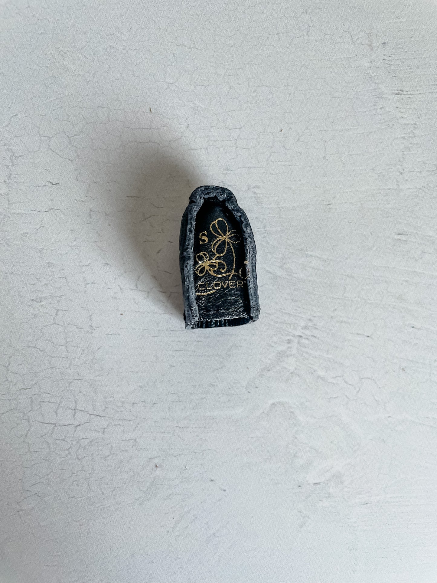 Black Leather Thimble