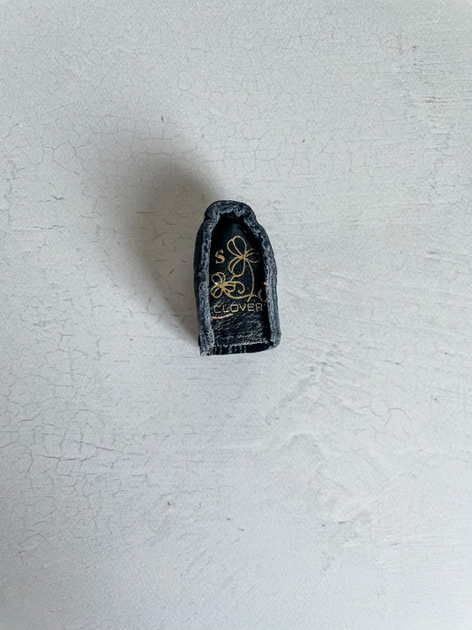 Black Leather Thimble