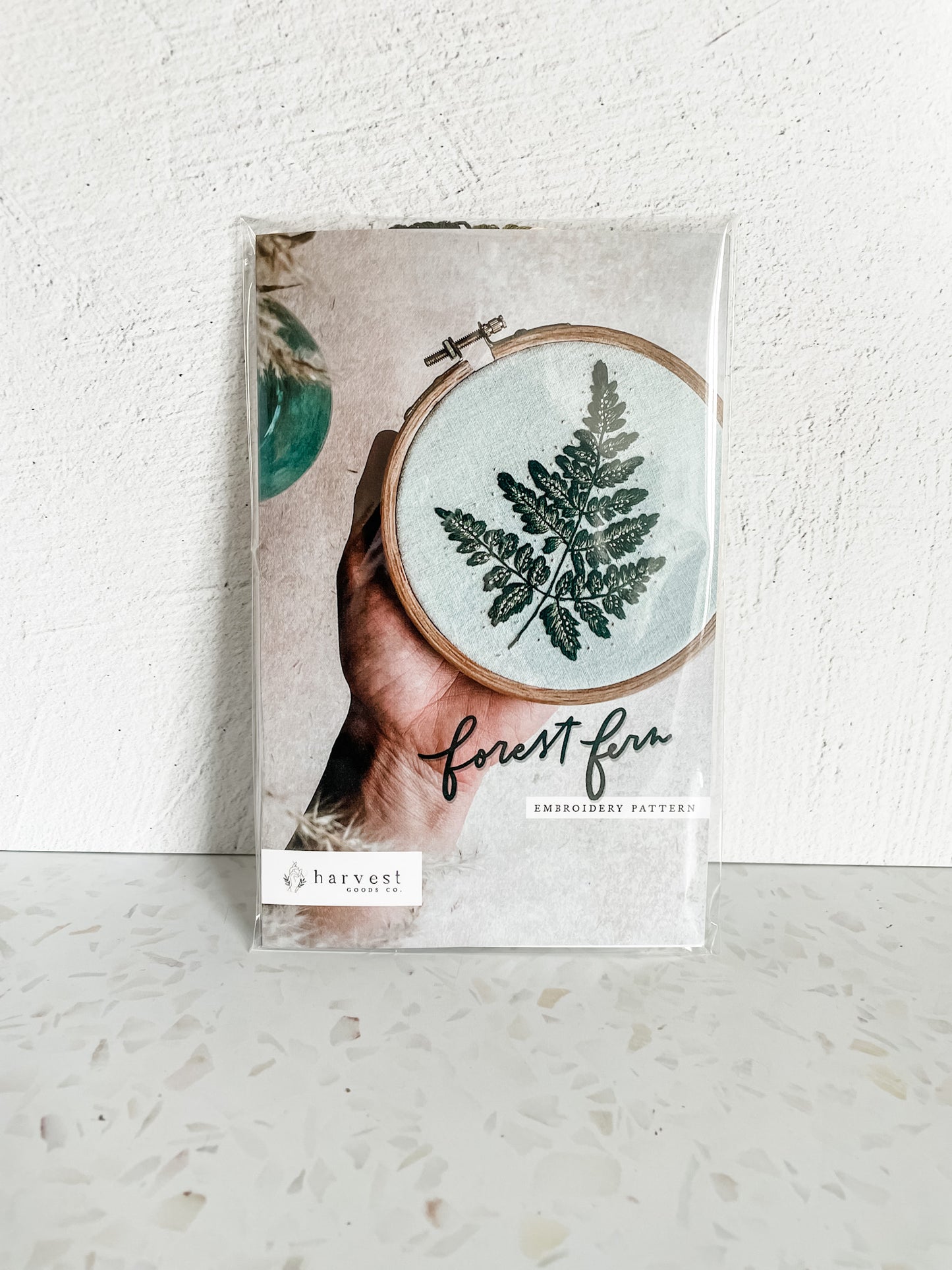 Forest Fern Embroidery Kit by Harvest Goods Co.