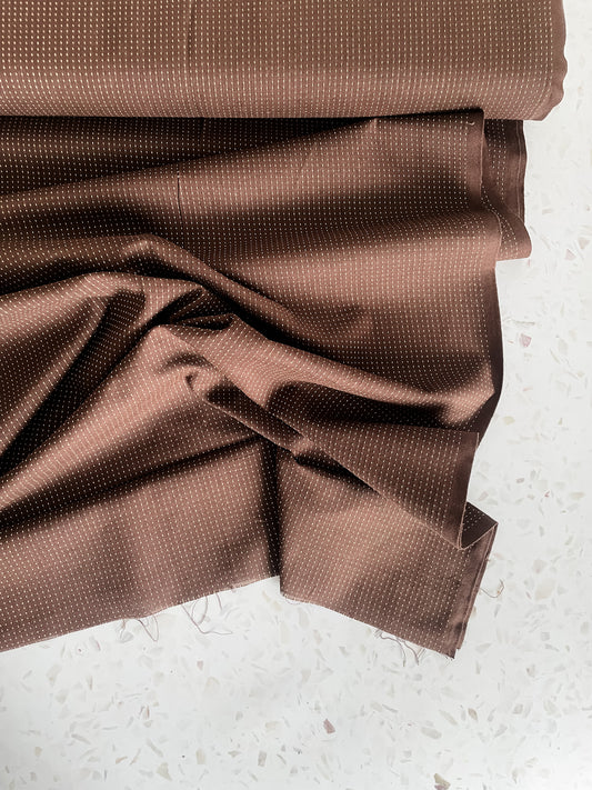 Nikko Topstitch – Cocoa Brown