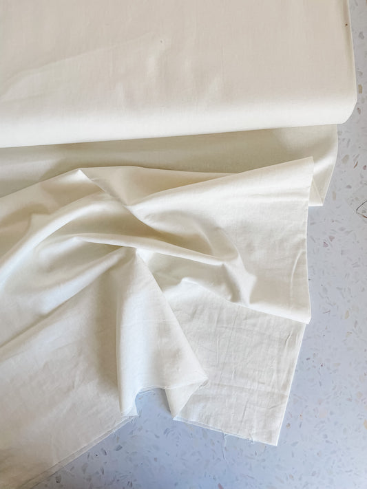 Premium Linen Blend – White