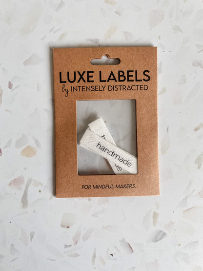 Cotton Luxe Labels: Handmade