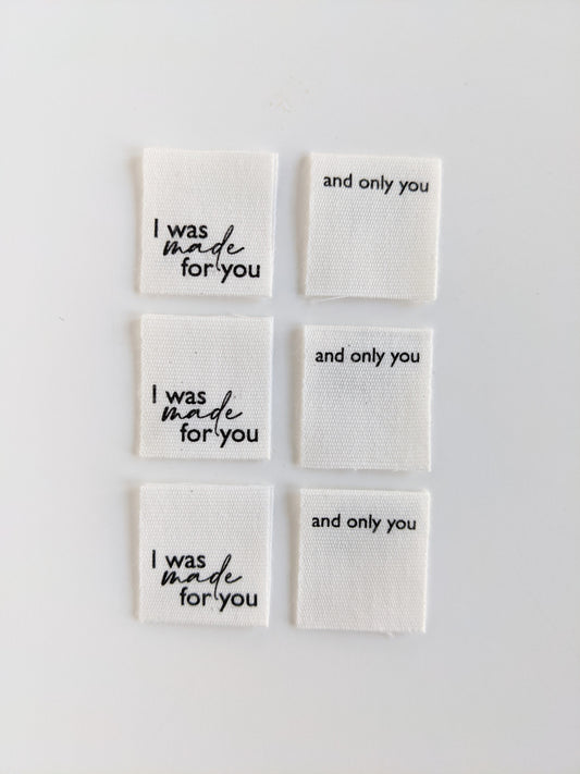 "I Was Made For You" Labels