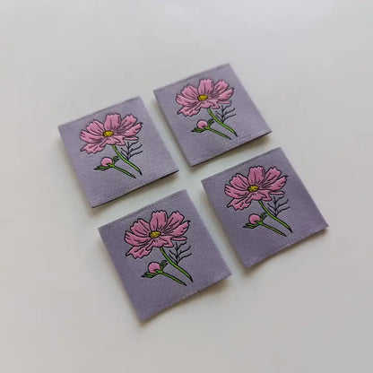 Garment Labels: October Birth Flowers - Cosmos