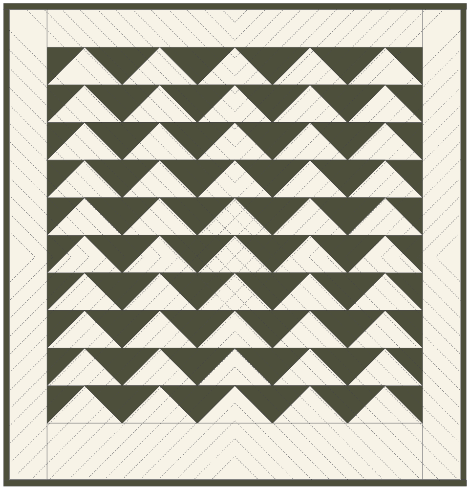 Pines Quilt Kit // Quilting by Hand by Riane Elise