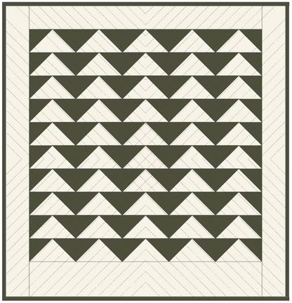 Pines Quilt Kit // Quilting by Hand by Riane Elise