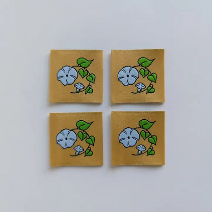 Garment Labels: September Birth Flowers - Morning Glories