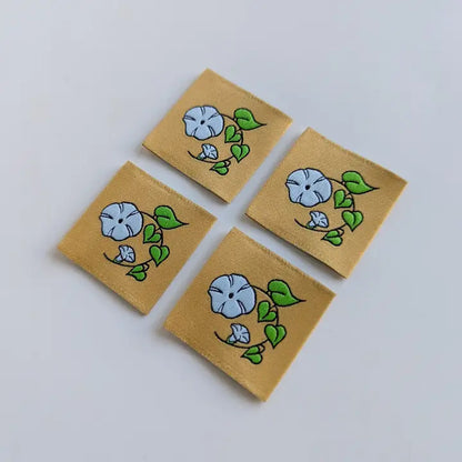 Garment Labels: September Birth Flowers - Morning Glories