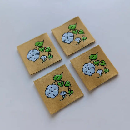 Garment Labels: September Birth Flowers - Morning Glories