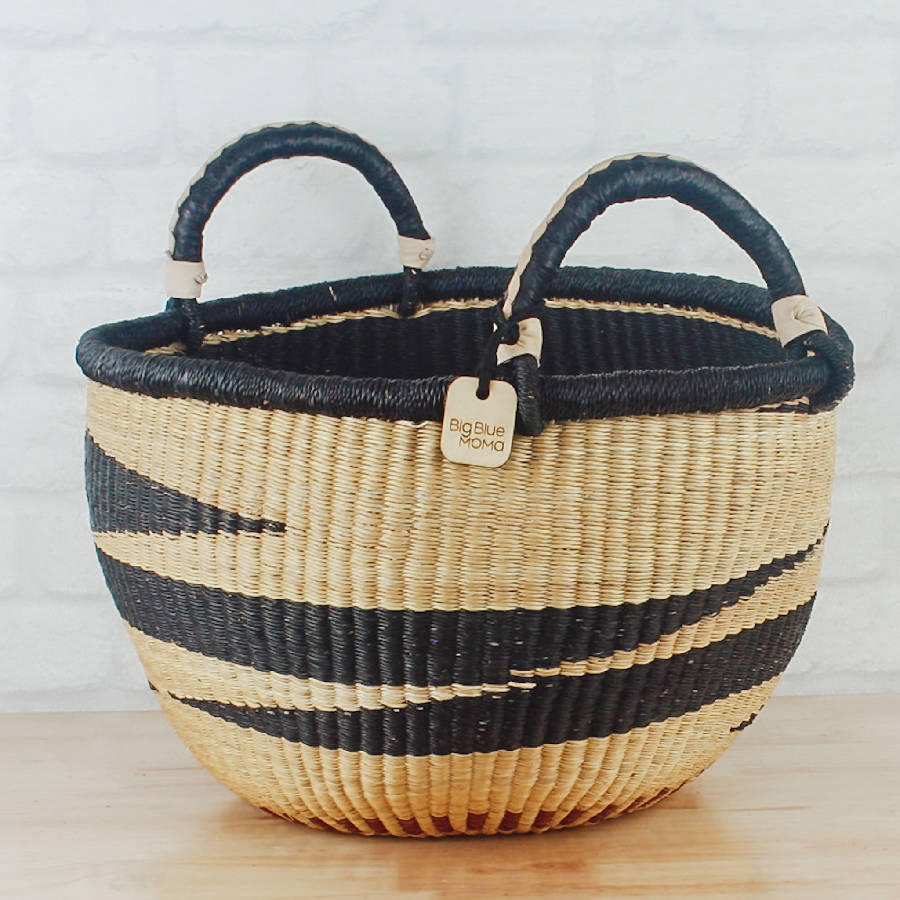 Bolga Baskets – Black