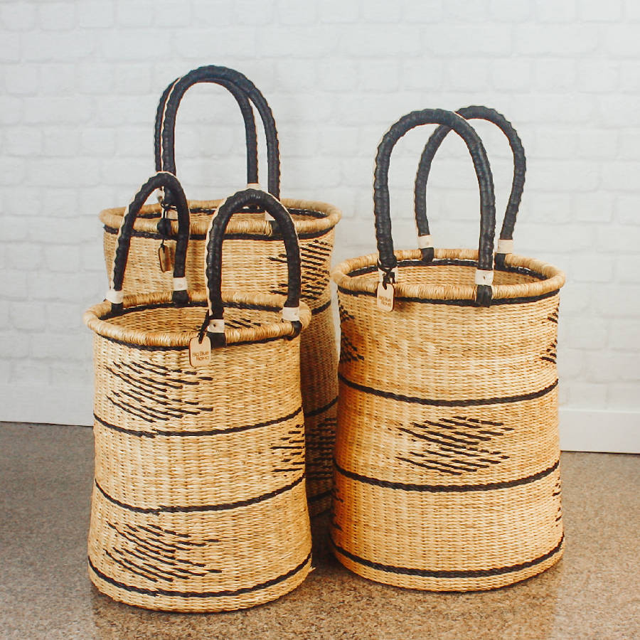 Bolga Baskets - Laundry Hamper