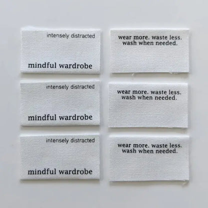 Cotton Luxe Labels: Mindful Wardrobe