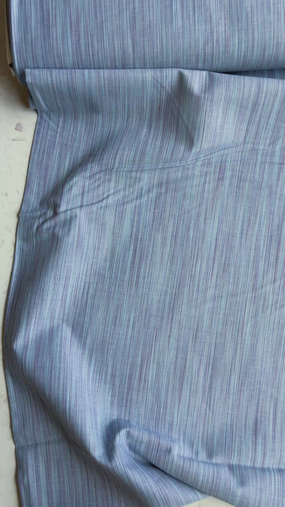Space Dye Woven Cotton | Cloud