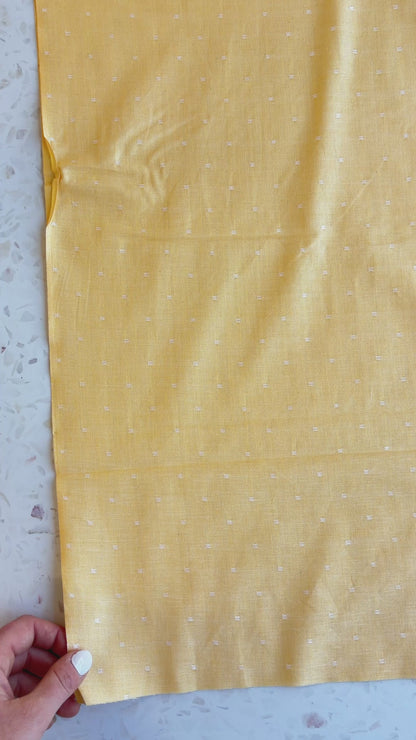 2-yd Remnant: Summer Solstice Lightweight Cotton in Lemonade Chambray (Copy)