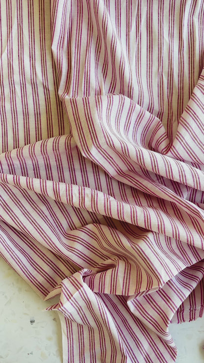 Everyday Handloom | Raspberry Stripe