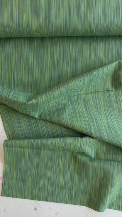 Space Dye Woven Cotton | Green