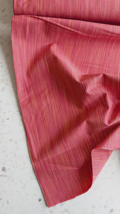 Space Dye Woven Cotton | Rose