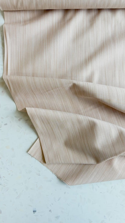 Space Dye Woven Cotton | Biscuit