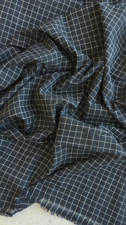 Everyday Handloom | Navy Windowpane