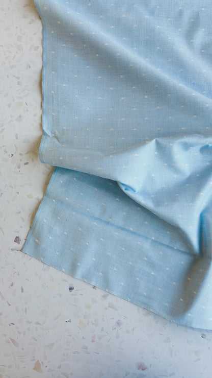 Summer Solstice Lightweight Cotton in Sky Blue Chambray