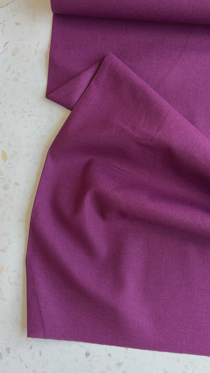 Birchwood Cotton/Linen Blend in Plum