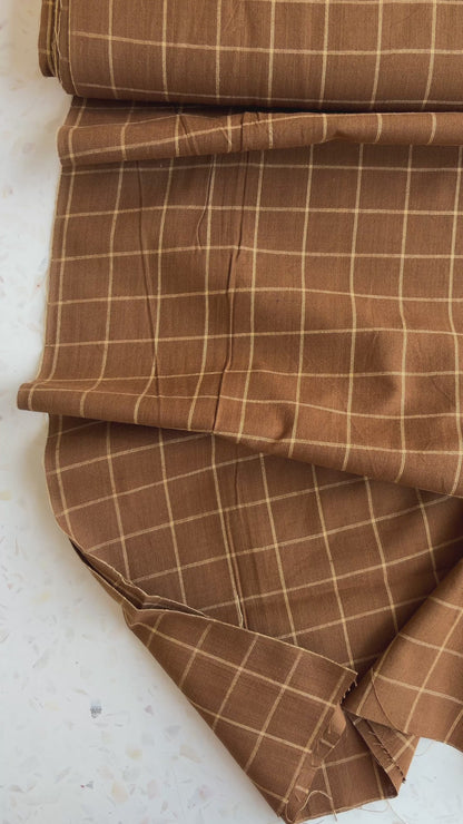 Gathering Cloth Windowpane in Bridle