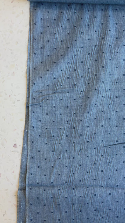 Summer Solstice Lightweight Cotton in Nautical Blue Chambray