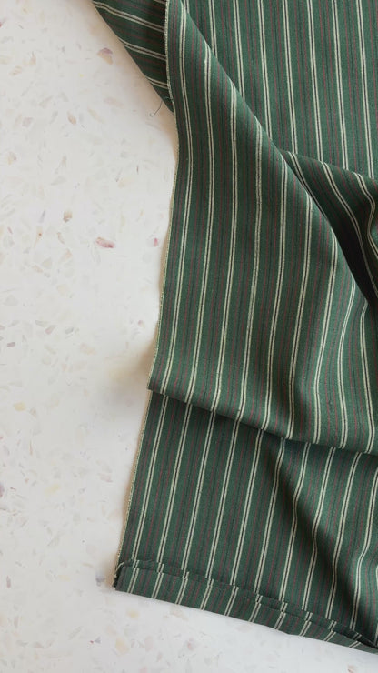 Gathering Cloth Merchant Stripe in Juniper