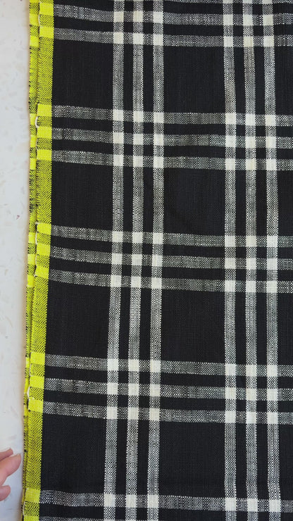 Ruby Star Society Warp & Weft Mystic Fable - Juliet Plaid in Black
