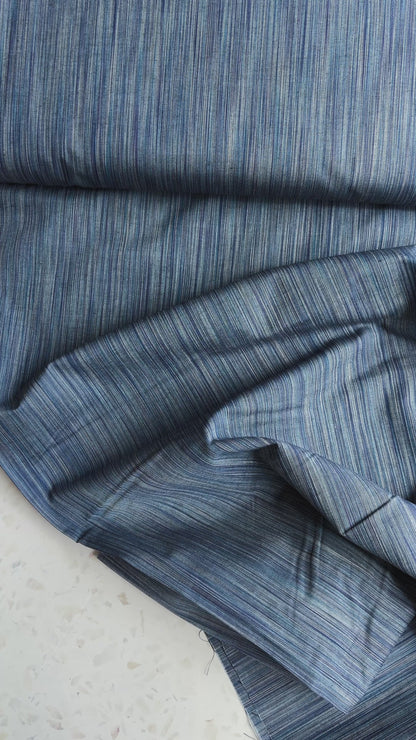 Space Dye Woven Cotton | Denim