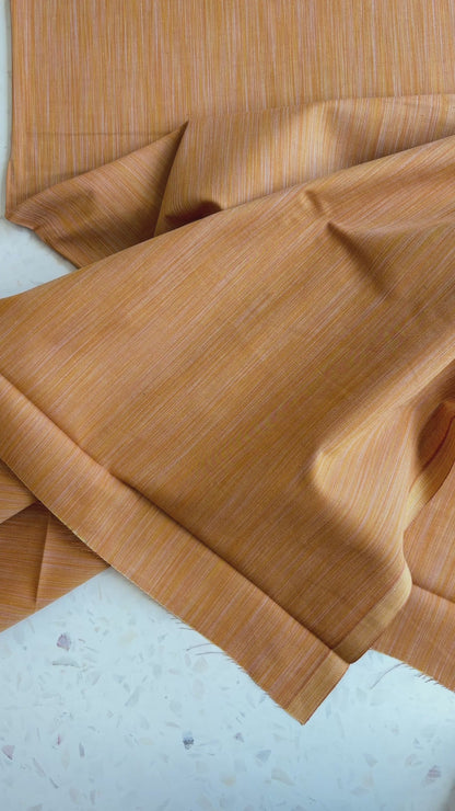 Space Dye Woven Cotton | Tangerine