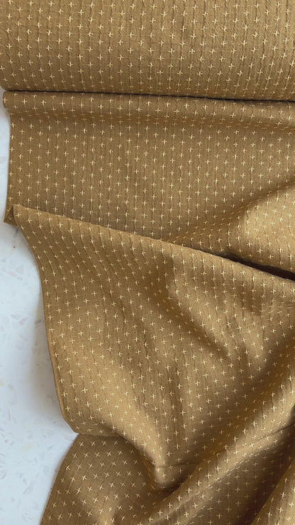 Gathering Cloth Heritage Stitch in Honey