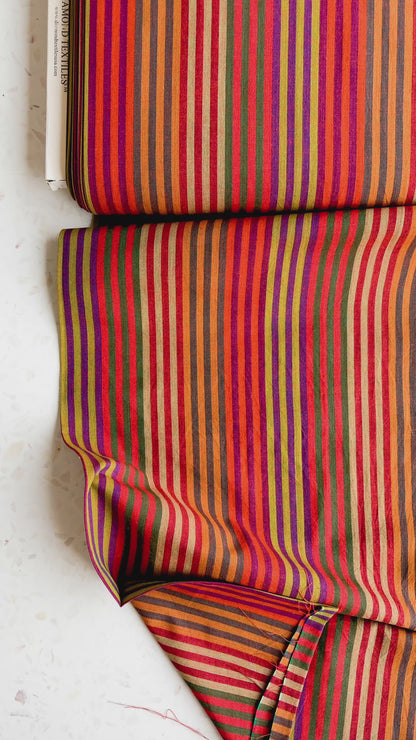 Cabana Stripes Cotton Woven in Antipasto