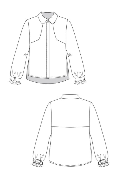 HELMI trench blouse & tunic dress