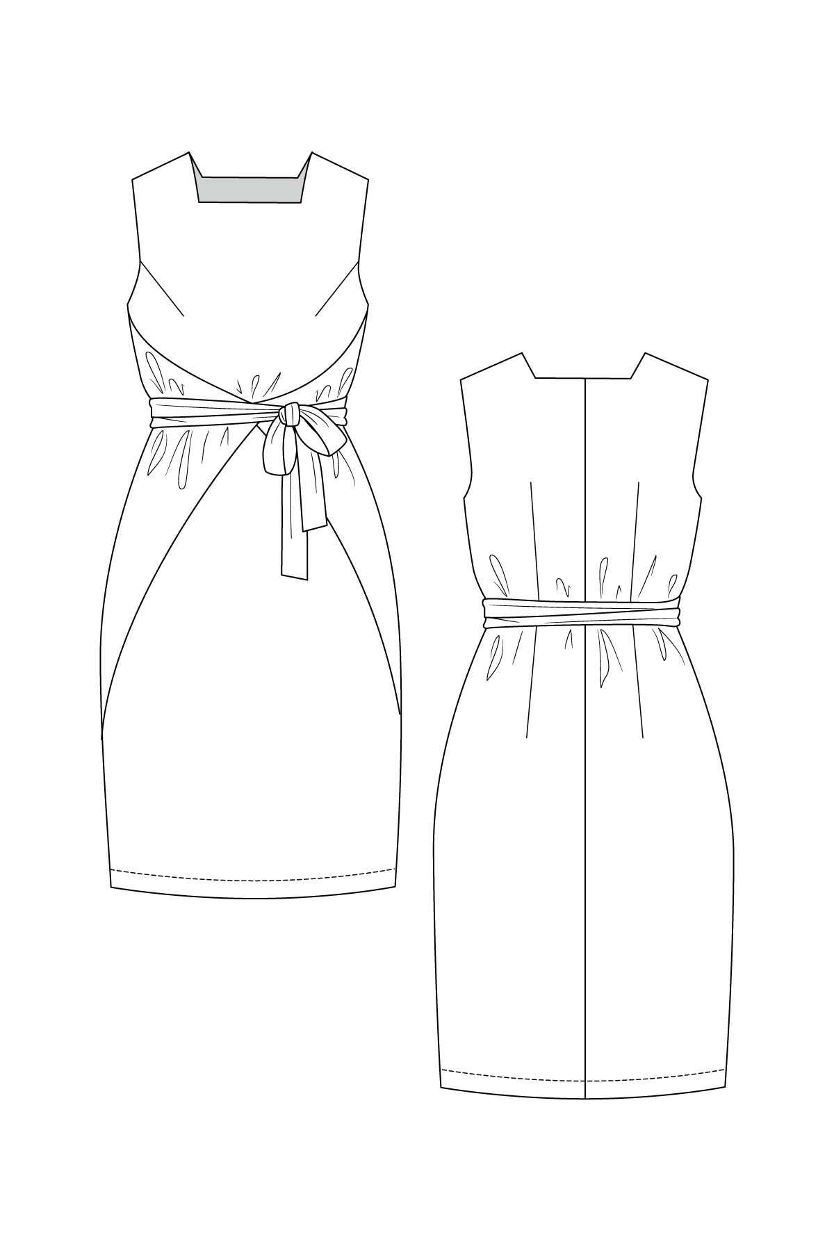 LILJA dress, pinafore & blouse