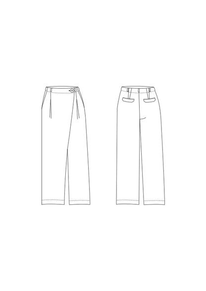 Pantalon tailleur portefeuille Hugo
