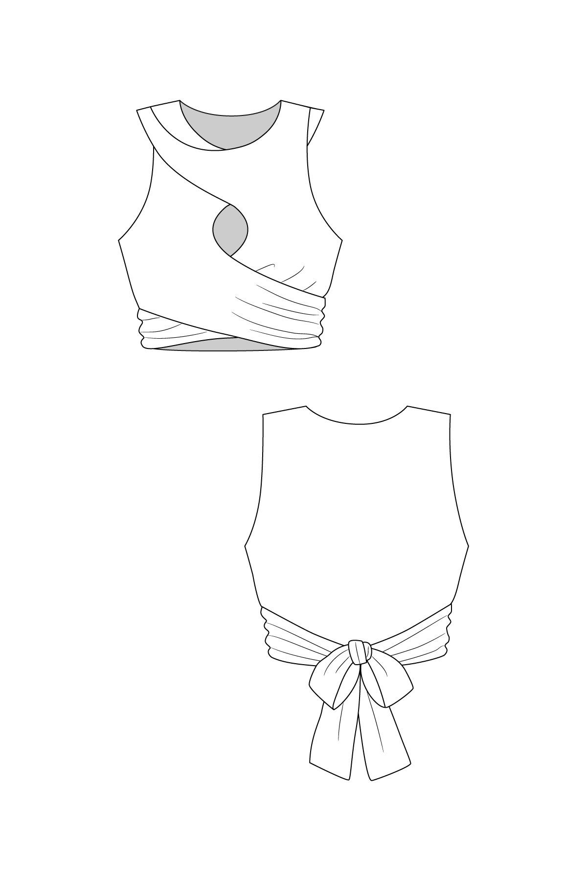 SISKO interlace dress & top