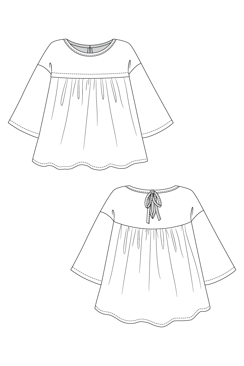 SYLI dress & blouse