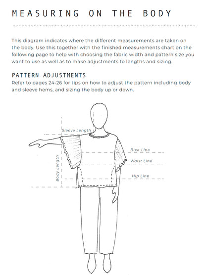 ZW Frill Sleeve Top - PDF Pattern