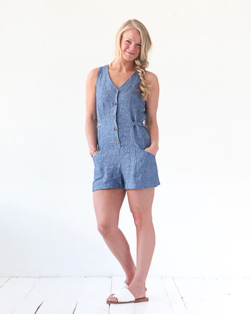 Rory Jumpsuit by True Bias | Printed Pattern